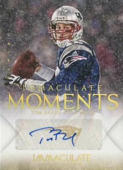 2014 Panini Immaculate Collection - Immaculate Moments Autographs #7 Tom Brady Front