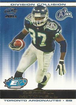 2003 Pacific  CFL - Division Collision #8 Derrell Mitchell Front