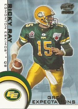 2003 Pacific  CFL - Grey Expectations #3 Ricky Ray Front