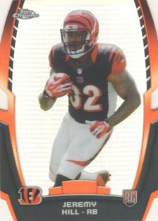 2014 Topps Chrome Mini - Rookie Die Cuts #CRDC-JH Jeremy Hill Front