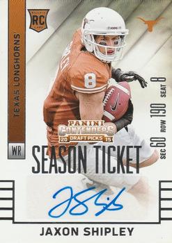 2015 Panini Contenders Draft Picks #200 Jaxon Shipley Front