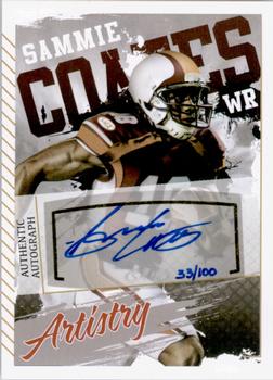 2015 SAGE HIT - Artistry Autographs #AA-2 Sammie Coates Front