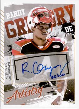 2015 SAGE HIT - Artistry Autographs #AA-6 Randy Gregory Front