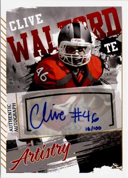 2015 SAGE HIT - Artistry Autographs #AA-21 Clive Walford Front