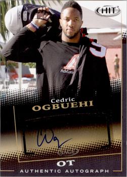2015 SAGE HIT - Autographs Black #A70 Cedric Ogbuehi Front