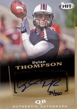 2015 SAGE HIT - Autographs Gold #A17 Dylan Thompson Front