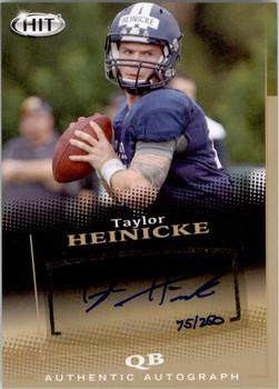 2015 SAGE HIT - Autographs Gold #A34 Taylor Heinicke Front