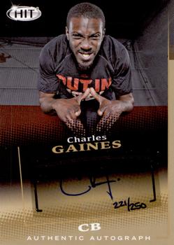 2015 SAGE HIT - Autographs Gold #A39 Charles Gaines Front