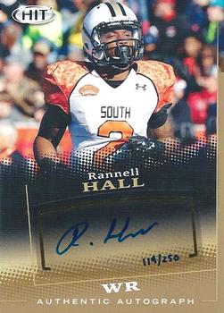 2015 SAGE HIT - Autographs Gold #A127 Rannell Hall Front