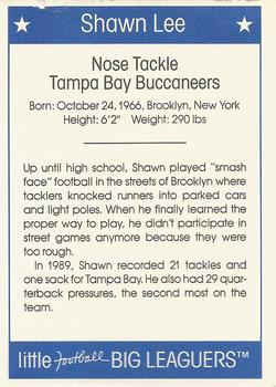 1990 Little Football Big Leaguers #NNO Shawn Lee Back