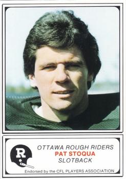 1982 JOGO Ottawa Rough Riders #21 Pat Stoqua Front