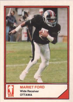 1983 JOGO CFL Limited #NNO Mariet Ford Front