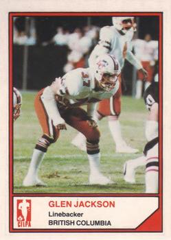 1983 JOGO CFL Limited #NNO Glen Jackson Front