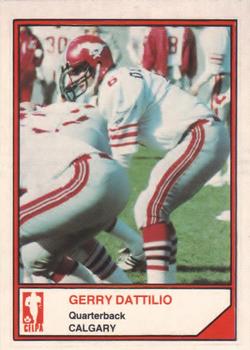 1983 JOGO CFL Limited #NNO Gerry Dattilio Front