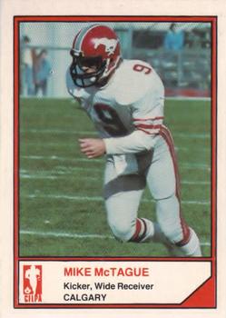 1983 JOGO CFL Limited #NNO Mike McTague Front