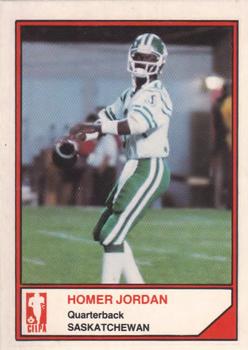 1983 JOGO CFL Limited #NNO Homer Jordan Front