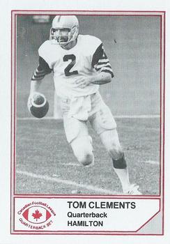 1983 JOGO Quarterbacks #NNO Tom Clements Front