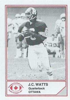 1983 JOGO Quarterbacks #NNO J.C. Watts Front