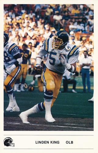 1985 Kodak San Diego Chargers #NNO Linden King Front