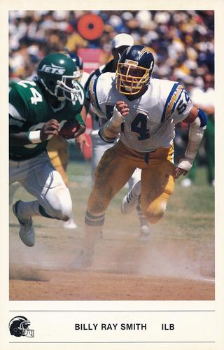1985 Kodak San Diego Chargers #NNO Billy Ray Smith Front