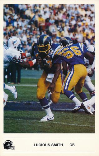 1985 Kodak San Diego Chargers #NNO Lucious Smith Front