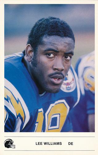 1985 Kodak San Diego Chargers #NNO Lee Williams Front