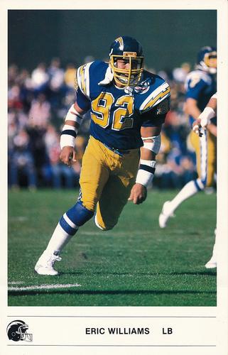 1985 Kodak San Diego Chargers #NNO Eric Williams Front