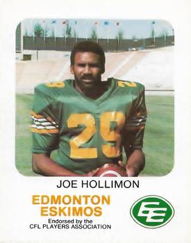 1981 Red Rooster Edmonton Eskimos #NNO Joe Hollimon Front