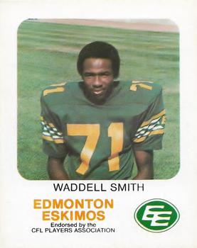 1981 Red Rooster Edmonton Eskimos #NNO Waddell Smith Front