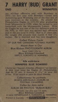 1954 Blue Ribbon Tea CFL #7 Harry 