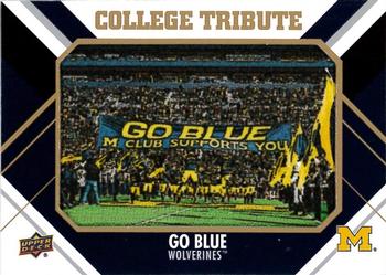 2015 Upper Deck - College Tribute Patches #CM-189 Go Blue Front