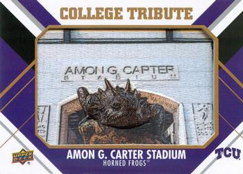 2015 Upper Deck - College Tribute Patches #CM-213 Amon G. Carter Stadium Front