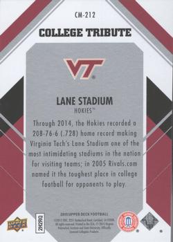 2015 Upper Deck - College Tribute Patches #CM-212 Lane Stadium Back