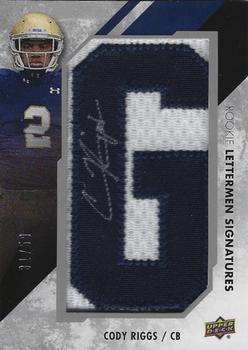 2015 Upper Deck - Rookie Letterman Autographs #RL-CR Cody Riggs Front