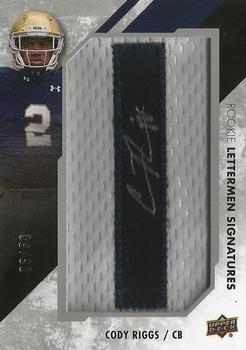 2015 Upper Deck - Rookie Letterman Autographs #RL-CR Cody Riggs Front