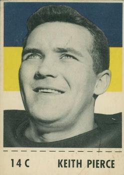 1956 Shredded Wheat CFL #14C Keith Pearce Front