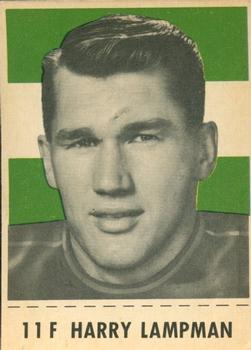 1956 Shredded Wheat CFL #11F Harry Lampman Front