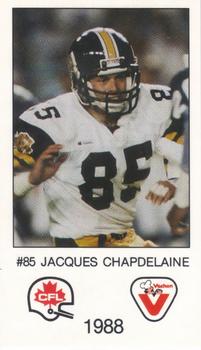 1988 Vachon CFL #NNO Jacques Chapdelaine Front