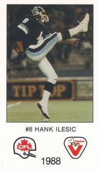 1988 Vachon CFL #NNO Hank Ilesic Front