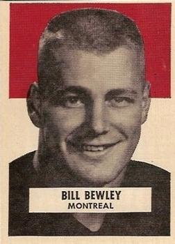 1959 Wheaties CFL #NNO Bill Bewley Front