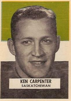 1959 Wheaties CFL #NNO Ken Carpenter Front