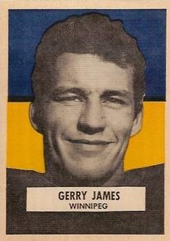 1959 Wheaties CFL #NNO Gerry James Front