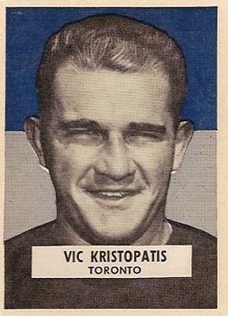 1959 Wheaties CFL #NNO Vic Kristopaitis Front