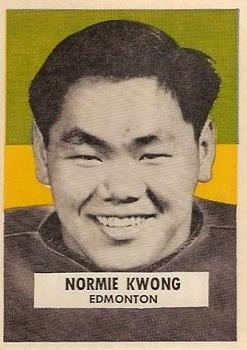 1959 Wheaties CFL #NNO Normie Kwong Front