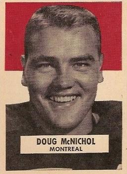 1959 Wheaties CFL #NNO Doug McNichol Front