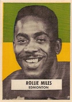 1959 Wheaties CFL #NNO Rollie Miles Front