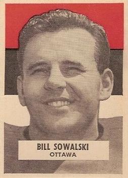 1959 Wheaties CFL #NNO Bill Sowalski Front