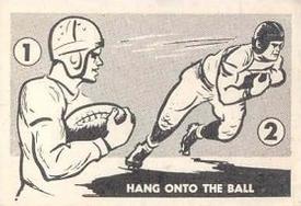 1952 Parkhurst CFL #4 Hang Onto The Ball Front