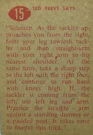 1952 Parkhurst CFL #15 Breaking From A Tackler Back
