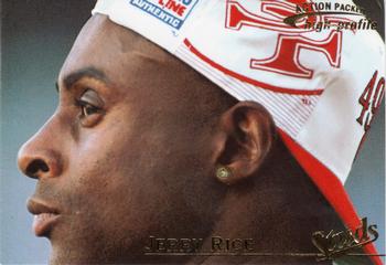 1996 Action Packed - Promos #3 Jerry Rice Front